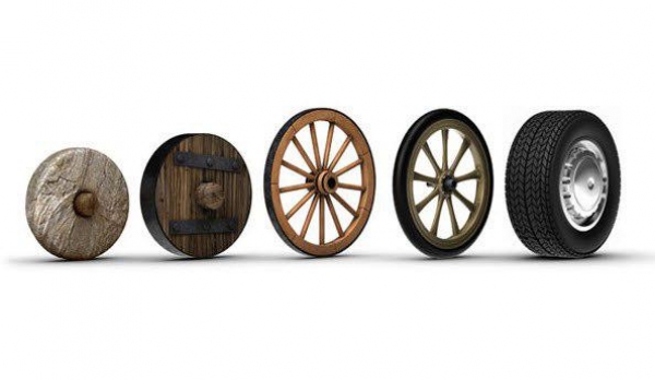 اختراع چرخ توسط آشوریان باستان .