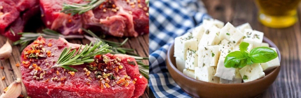 گوشت قرمز و پنیر برای سلامت انسان، مفید است